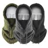 Unisex 3 In 1 Fleece Warm Balaclava Cap Outdoor Face Mask Neck Warm Hooded Hat Men Women Thermal Riding Cycling Beanie Headgear