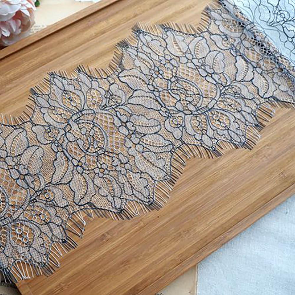 Handmade Handmade Lace Bearded Edge Lace Ribbons Trim Eyelash Lace Fabric  Wedding Dress