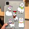 8 cartoon alpaca face swap collage waterproof diary hand account stickers Gu card stickers DIY decorative stickers stickers