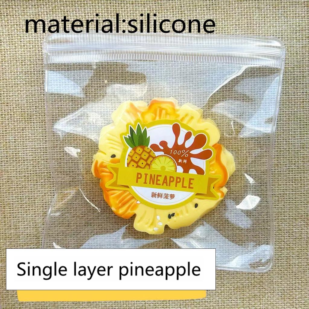 Fruit Squishy Pineapple Stress Easing Sensory Toys For Adults Kids Anxiety Easing Fidget Toys Squeeze Toys For Focus