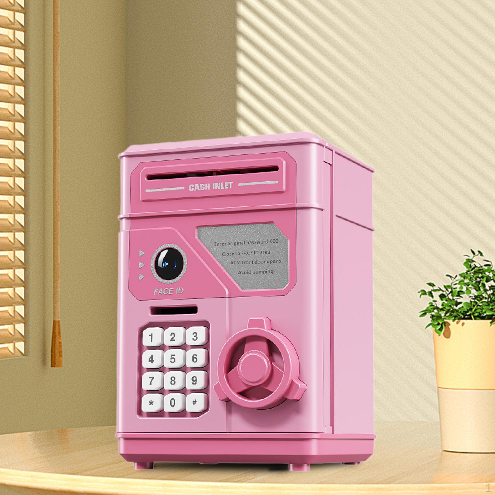 

Очаровательная копилка для детей, решение для хранения монет, банка для денег, дети в возрасте от 3 до 8 лет розовый