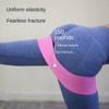 Yoga Belt Stretch Boost Strengthening Non-Slip Workout Elastic Hip Color Latex Silk Ring Resistance Band