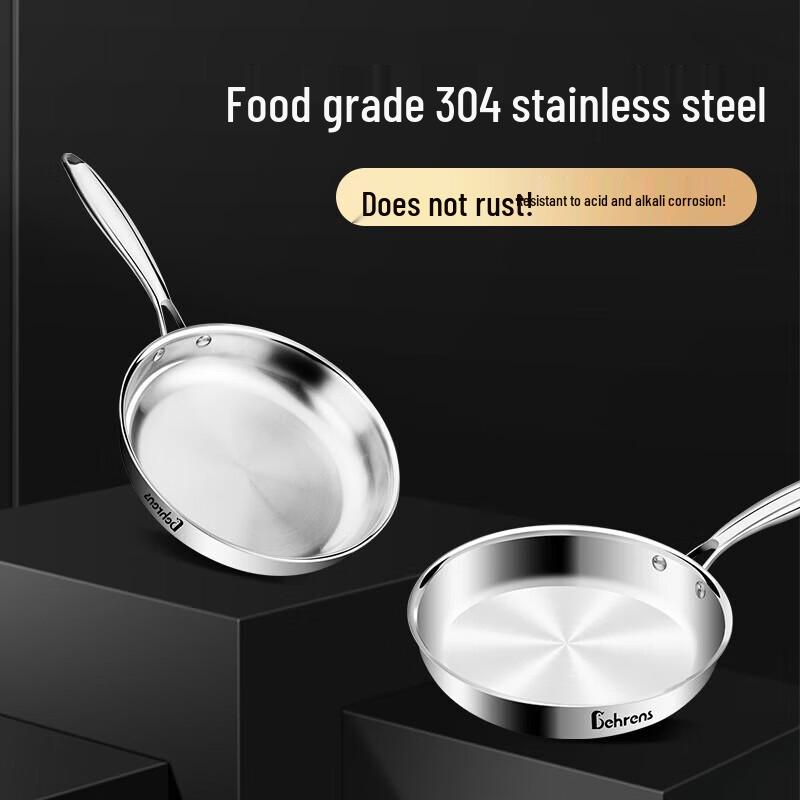 Berens 304 Stainless Steel Frying Pan