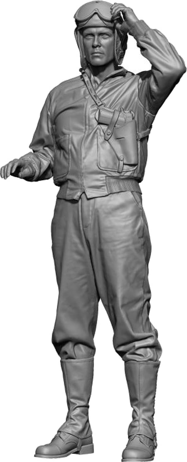 

H3 Model American Tank Corps Commander 4 Cupola Tank Commander Resin Kit HS16065 1/16