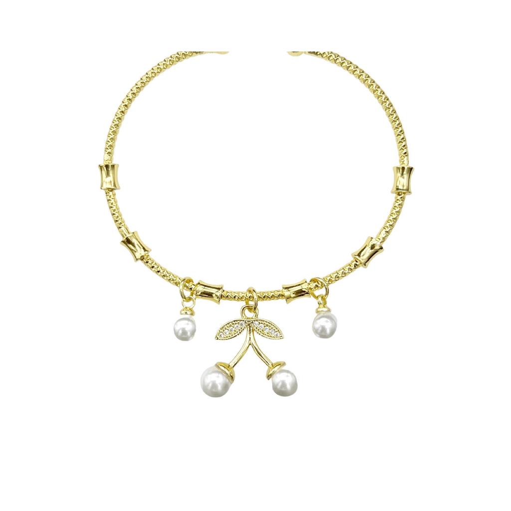 Tree of Life & Butterfly Zircon Bangle - Elegant Retro Jewelry