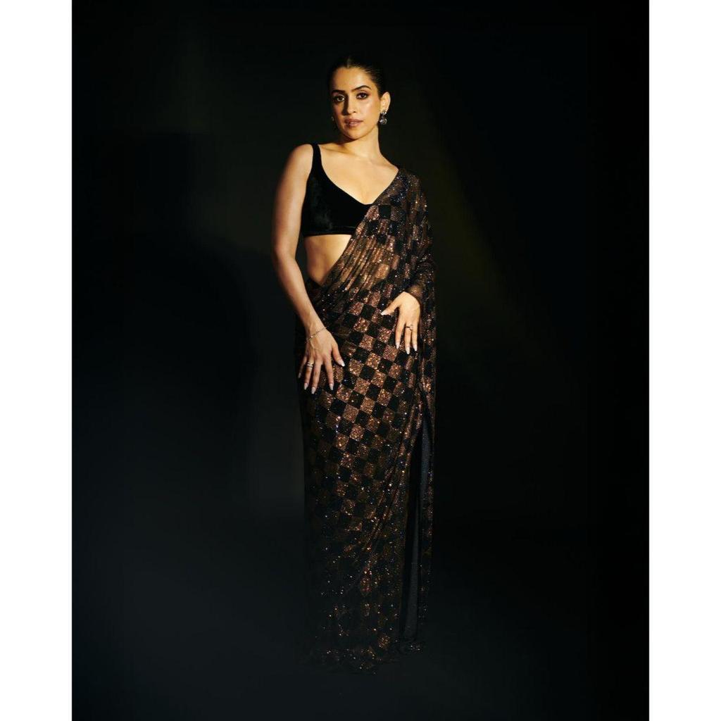 Black Lover's Special - Premium Designer Sequence Saree