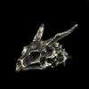 Mens Stainless Steel Heavy Wolf Dragon Skull Pendant Necklace Vintage Men holiday Gift