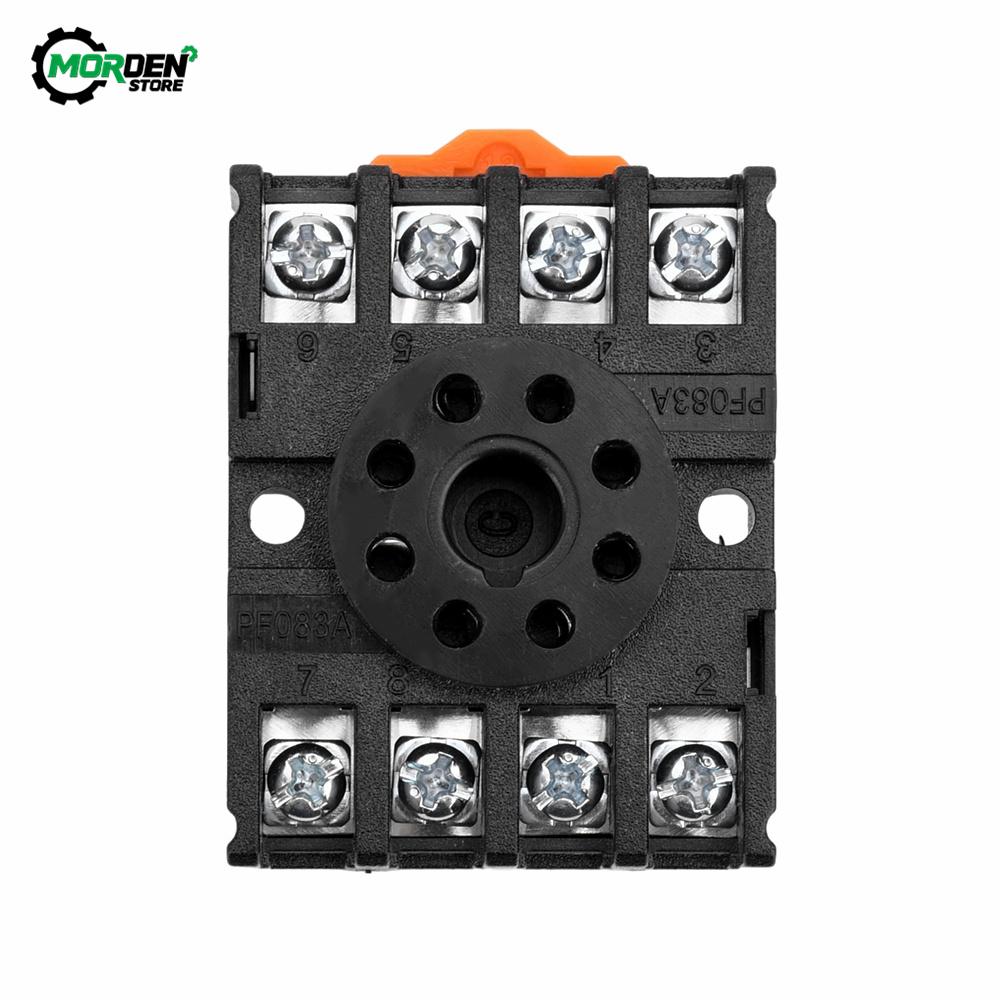 DH18S-S 1.1s-991h Relay AC 111V 111V DC 11V 11V Repeat Cycle SPDT Timer Switch Relay and Socket Base DH18S Din Rail Power Supply