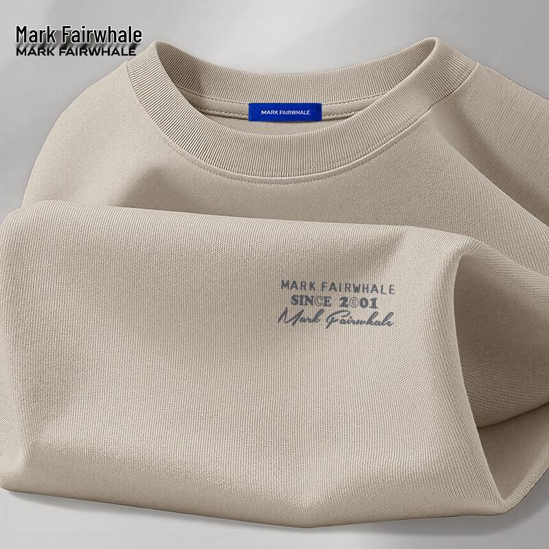 MARK FAIRWHALE Men's Heavyweight Cotton Long-Sleeve T-Shirt