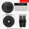 Universal Wheel Replacement for Luggage Suitcase: Leather Caster Rubber Roller Rim Repair Accessories