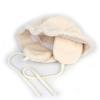 Universal chemistry fleece ivory earflap bucket hat balaclava