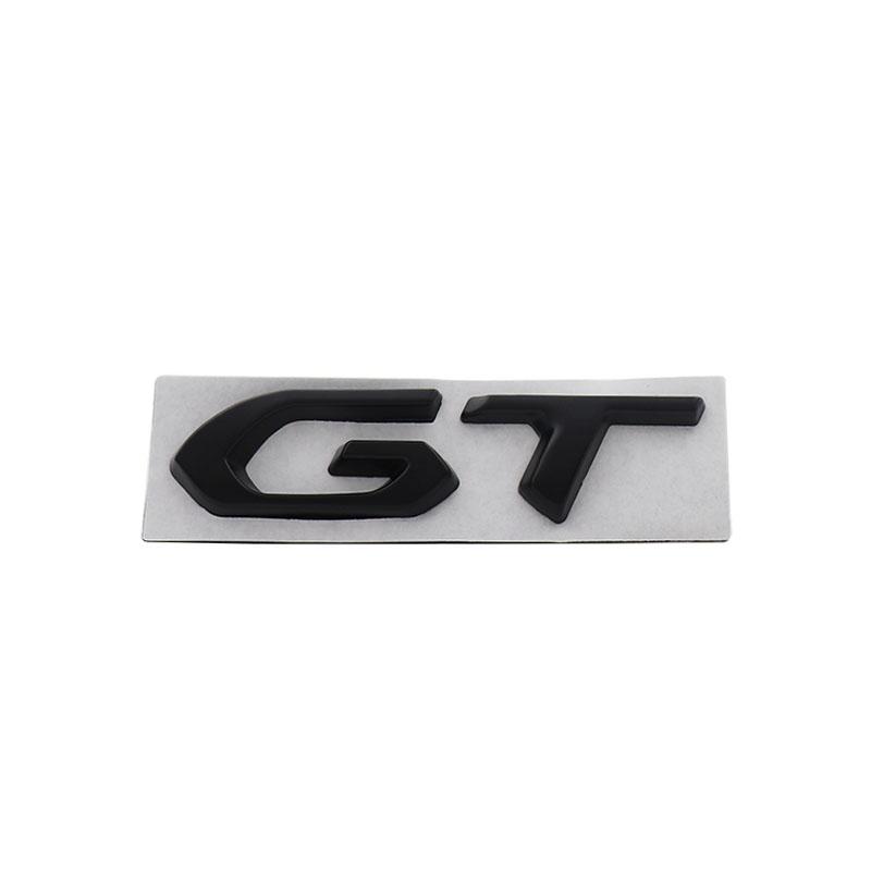 3D Premium GT for Car Hood Fender Trunk Rear Bonnet Nameplate Decal Emblem Badge Sticker