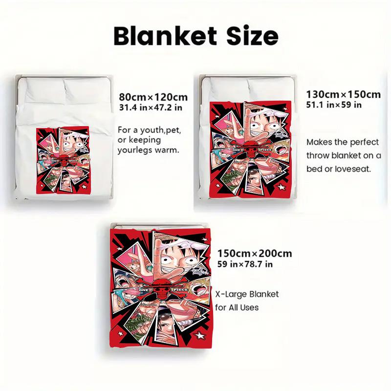 One Piece Thick Plush Blanket Super Warm Cozy Flannel Blanket for Winter Bedroom Living Room THW