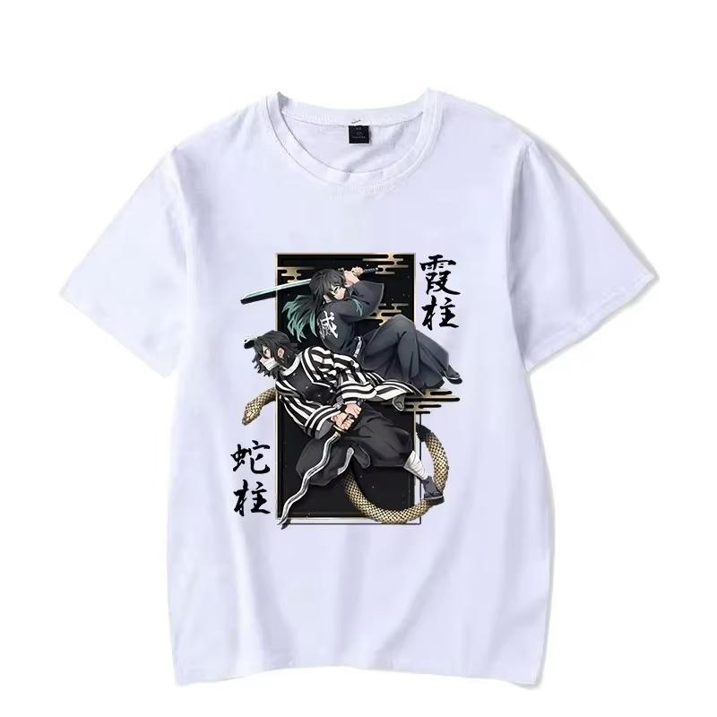 2026 Anime Hot Iguro Obanai Tokitou Muichirou Printed Women Summer Short Sleeve Summer Tee Anime T Shirt Fashion Tops Jogging Shirt