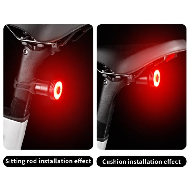 Bicycles Tail Light Watertight Bike Rear Light Rechargeable LED Rear Light, Cycling Riding Safety Flashlight Taillight