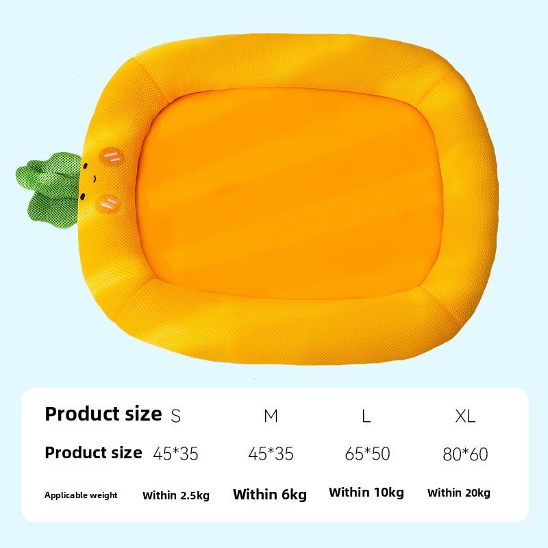 

Весна Лето Собачий вольер питомник Маленькие и средние собаки Тедди Лето Охлаждающий коврик для собак Домашнее животное Кошачье гнездо S