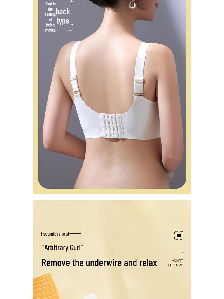 Seamless Plus Size Women's Ultra-Thin Supportive Sports Bra