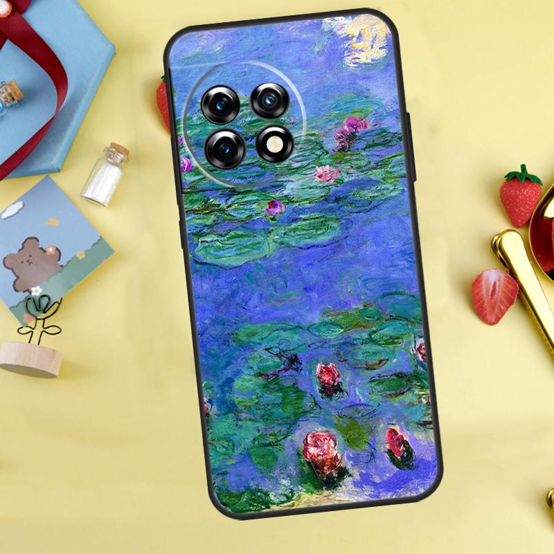 Claude Monet Malerei Hülle Für OnePlus 13T 13R 12 12R 15 13 11 10 10T 8T Nord 5 CE 2 3 4 Lite Nord N20 N30 Abdeckung