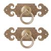 2 Sets BatShaped Handle Copper Antique Decorative Drawer Door Handle Knob for Shoe Cabinet