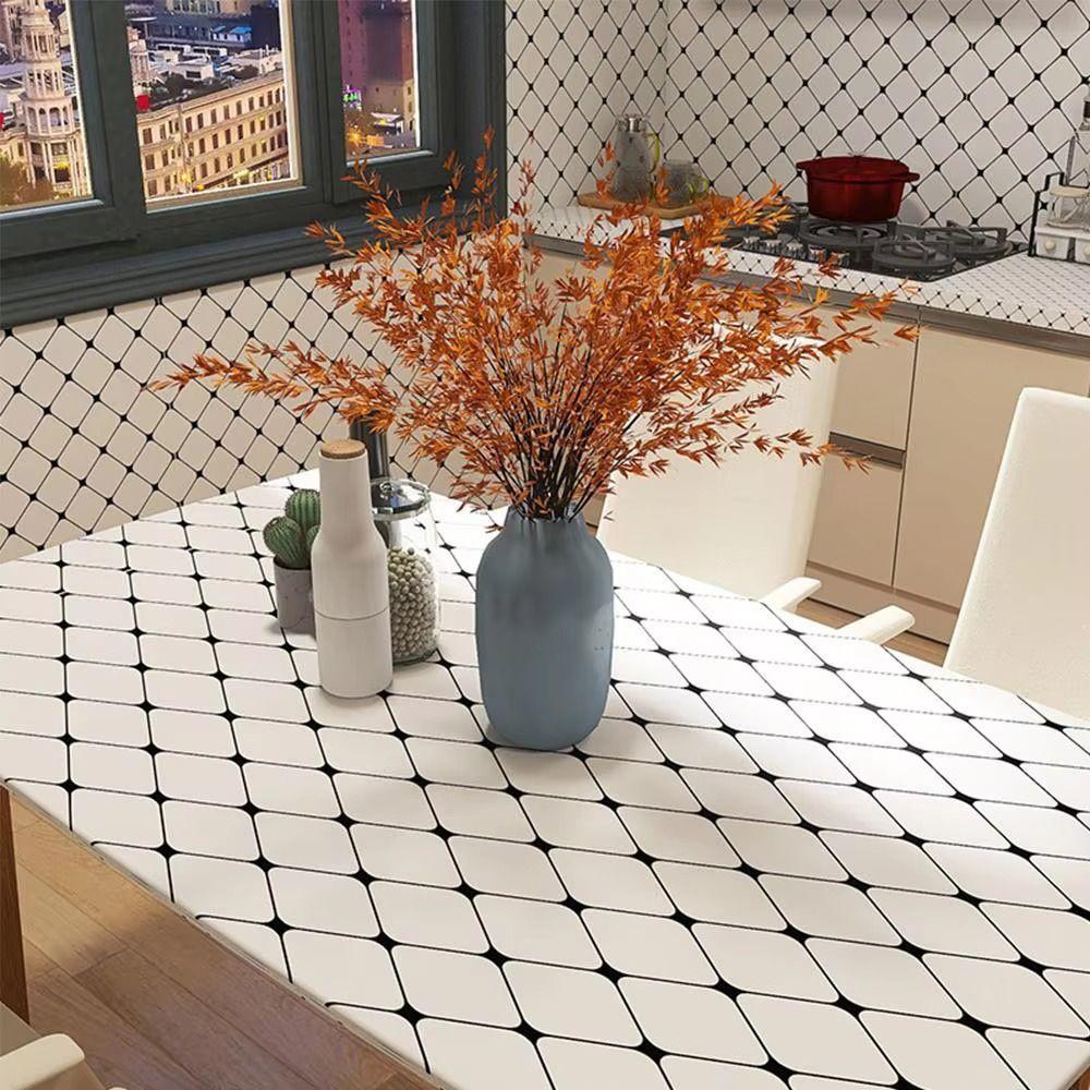 30*60cm Wall Wallpaper Waterproof and Oil Resistant Adhesive Kitchen Resistance Sticker High Temperature Kitchen Wall Stickers