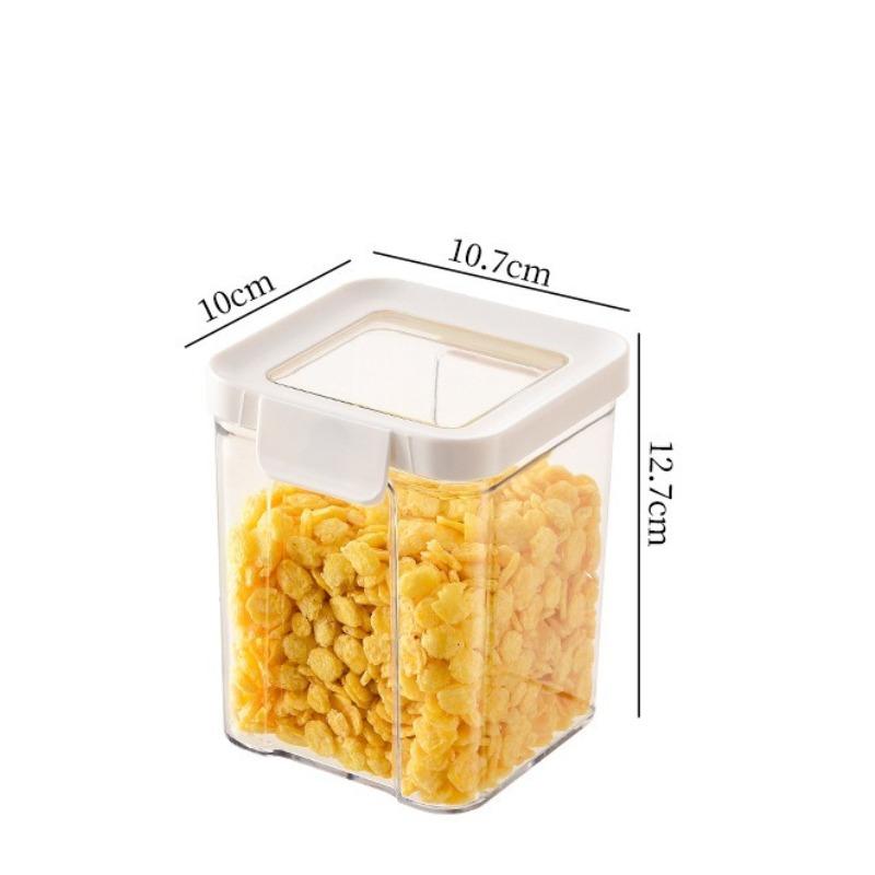 White Cover Multi-grain and Mixed-nut Dry Fruit Snack Sealed Container Plastic Storage Container Insect-proof Storage Box