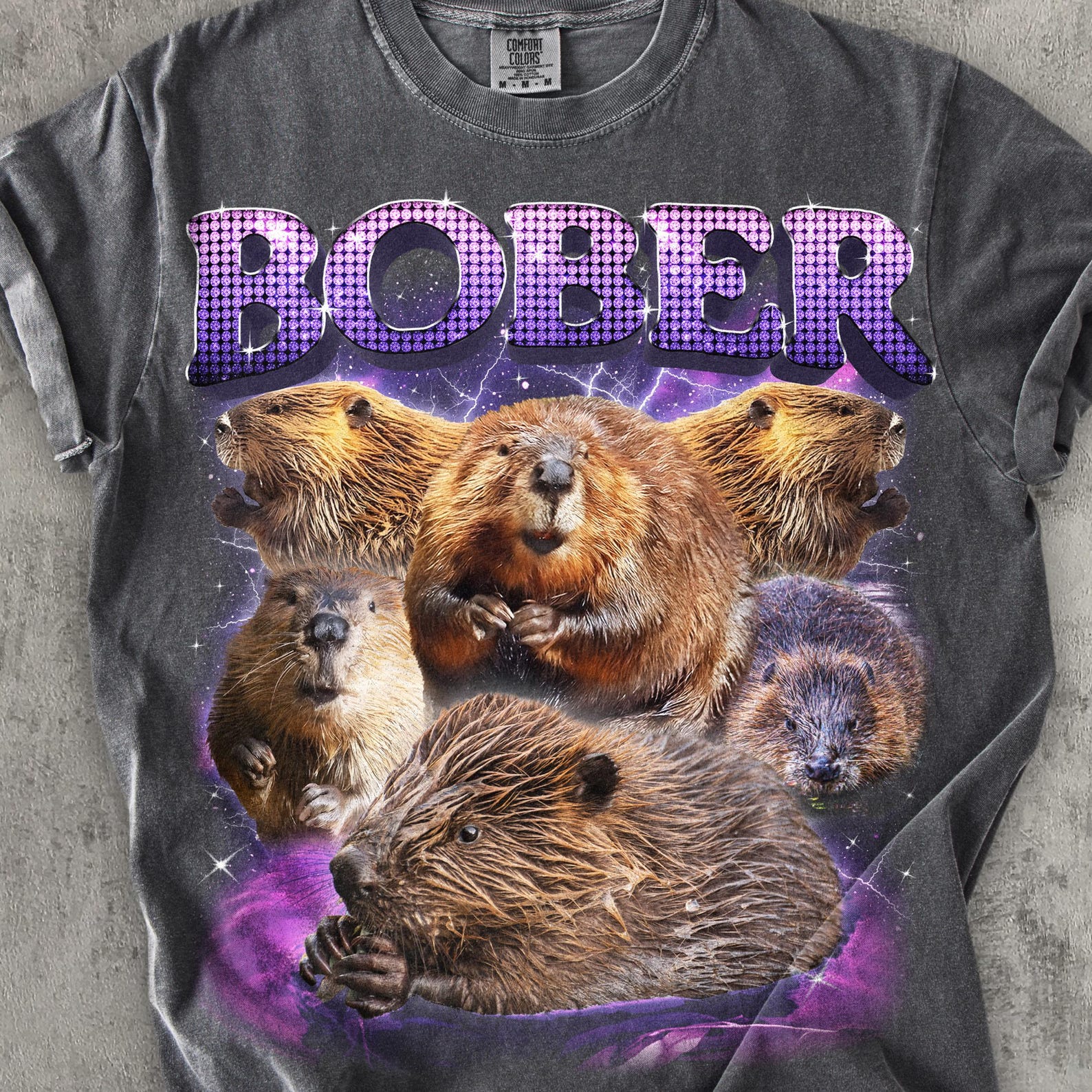 Bober Funny Beaver Meme Tee Shirt Gift for Her and Him, 90s Retro Beavers T shirt, Silly Gag Gifts, Dank Memes T shirt, Comfort Colors 4XL