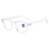 Women Men Luxury Reading Glasses Trendy Retro Blue Light Blocking Presbyopia Unisex Round Frame Ultralight Hyperopia Eyeglasses