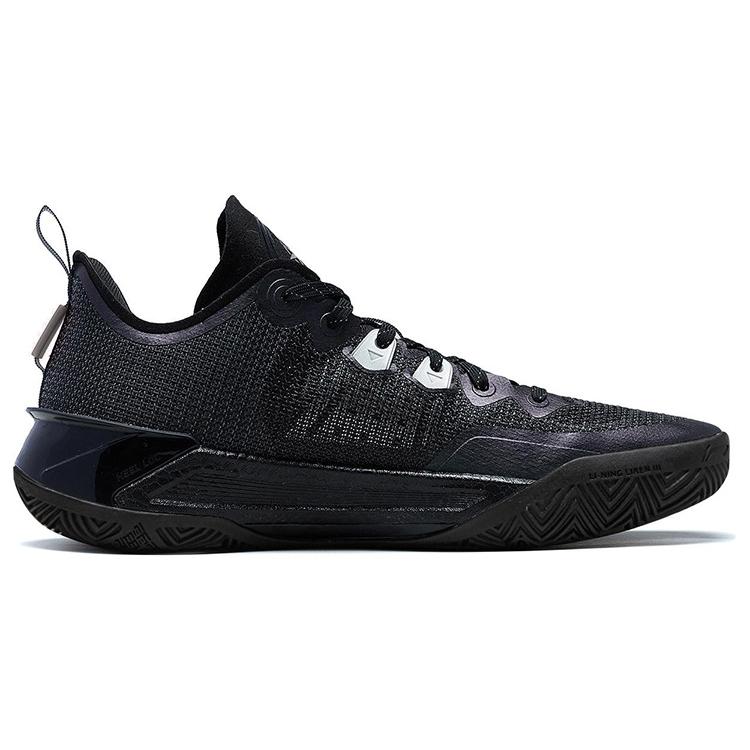 Li Ning Liren 3 V2 Obsidian Low Top Performance Basketball Shoes Sports Shoes Unisex Black ABAT057-19