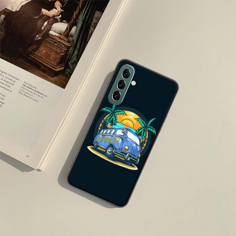 Summer Overseas Travel van Phone Case For Samsung A55 A35 A25 A15 A54 A34 A24 A14 A70 A71 A50 A51 A17 A05S Galaxy A40 A41A30 A31