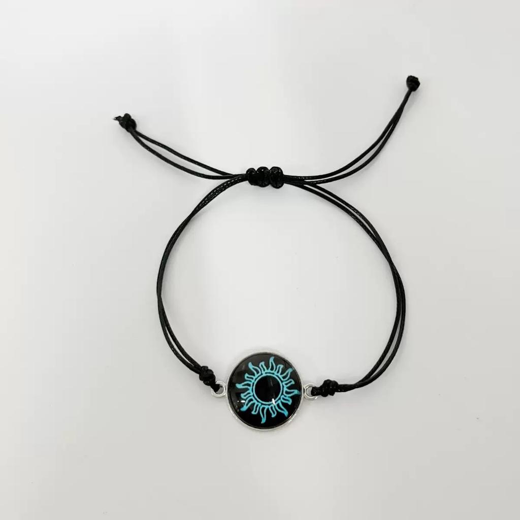Alloy Bracelet - Moon Lover Time Gem Weave Valentine's Day Bracelet Couple's Bracelet