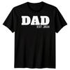 Personalised Mens Dad Est Funny Fathers Day TTshirt Tee Best Daddy Ever Papa #FD