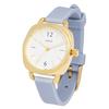 Fieldwork Women's Analog Watch with Silicone Strap, Sicilin Gold and Blue, MKS2513-4