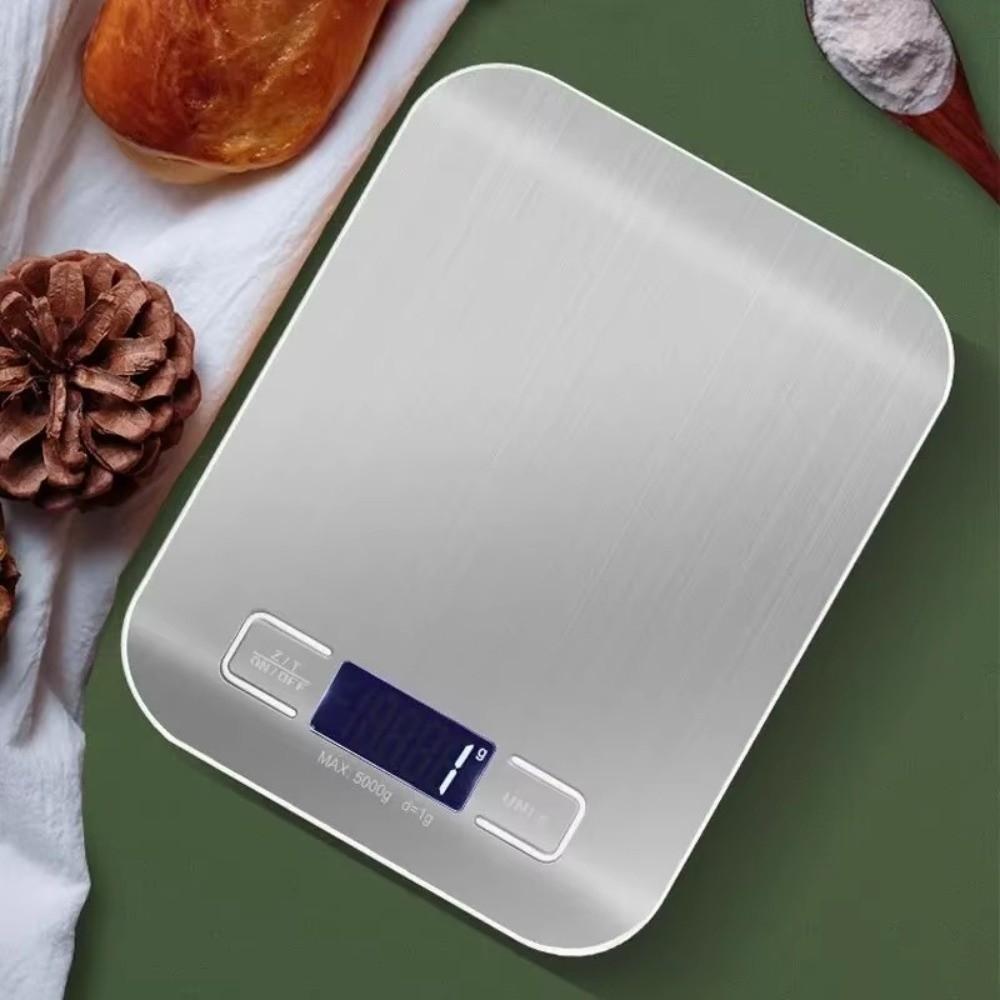 Stainless Steel Electronic Scale LCD Display Digital Scale Snacks Kitchen Scale  Household Use