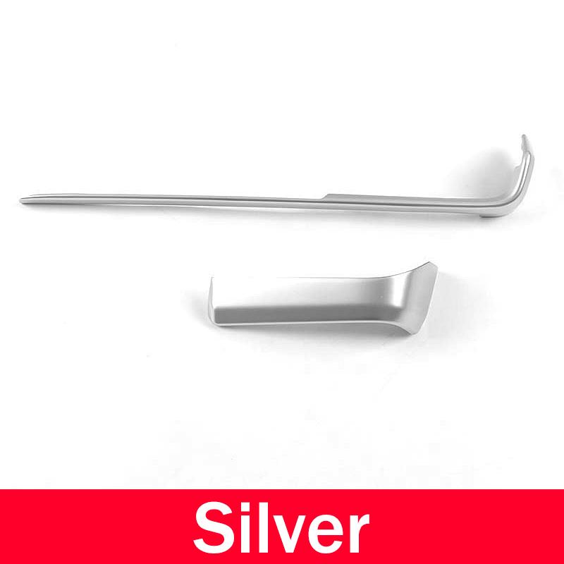 

Для Toyota Highlander XU70 2020-2024 2024 Гибрид ABS Автомобиль Декоративная полоса центральной консоли Модификация Накладки Наклейки Аксессуары серебряный