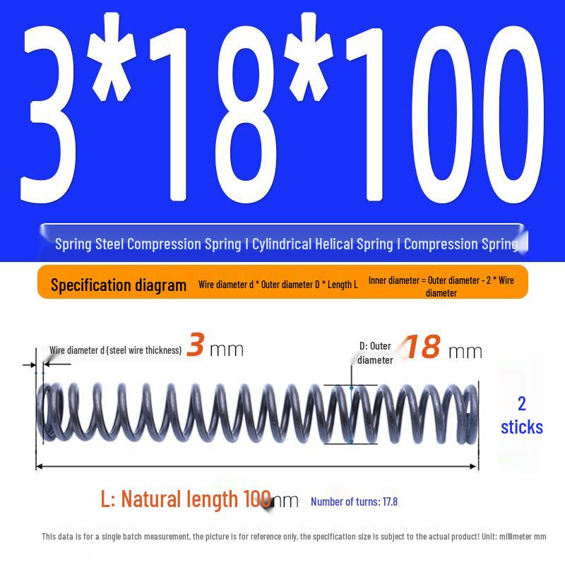 Compression Spring Y-Type Shock Absorbing Coil 3*16/17/18/19/20