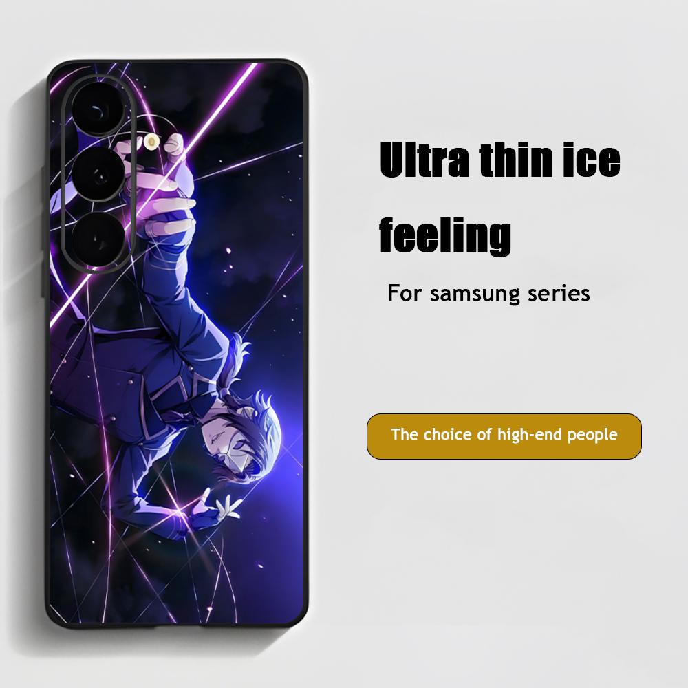 Anime The Eminence in Shadow Phone Case For Samsung Galaxy S25 S24 S23 S22 S21 S20 Plus Ultra Note20 Soft Black