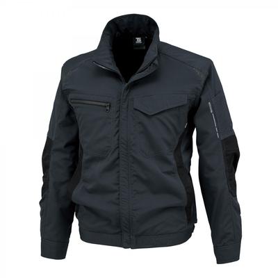 Casaco de Trabalho Resistente com Elasticidade TS DESIGN 84636 Preto x Cinza Carvão SS (Para Outono/Inverno)