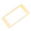 2Pcs Metal Humbucker Pickup Frame Mounting Rings Replacement Parts for Electric Guitars(Gold)