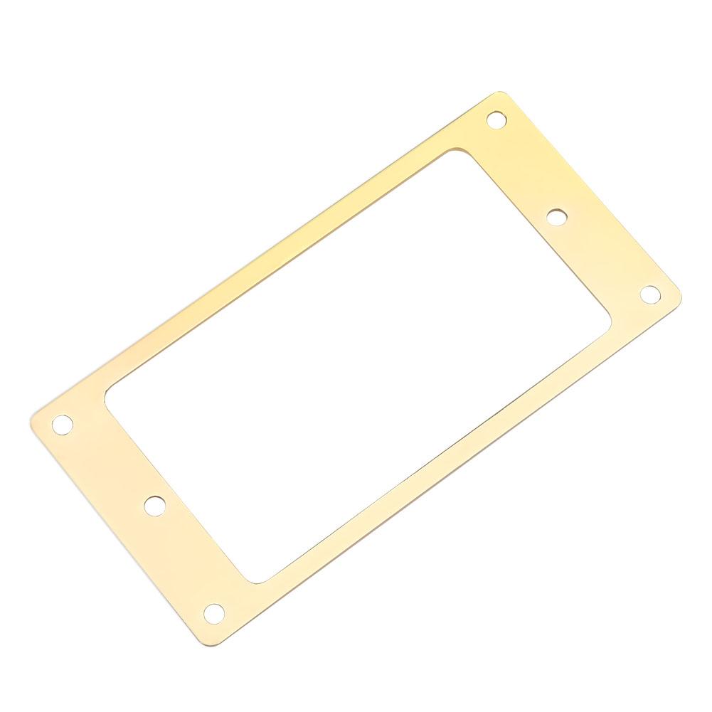 2Pcs Metal Humbucker Pickup Frame Mounting Rings Replacement Parts for Electric Guitars(Gold)