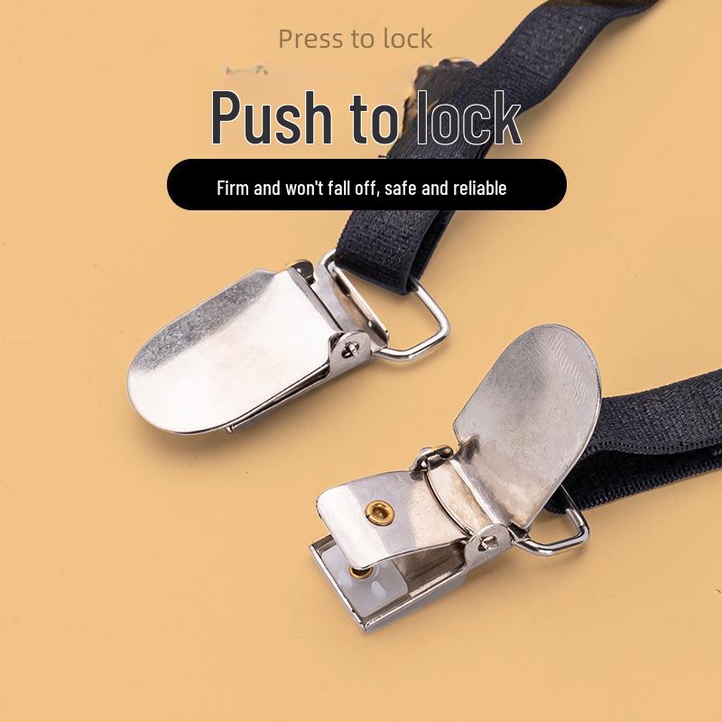 Anti-Slip Invisible Elastic Tie and Shirt Stay