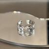 Bague - Genre spécifique, Design de niche, Bague de doigt simple, Style minimaliste, Look sophistiqué, Bague ouverte