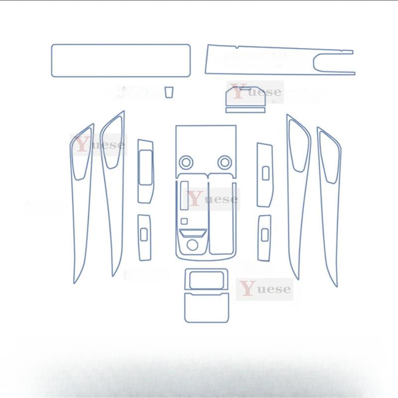 For Jetour X90 X95   Accessories interior Thin film transparent TPU Protective Film Anti-Scratch Sticker