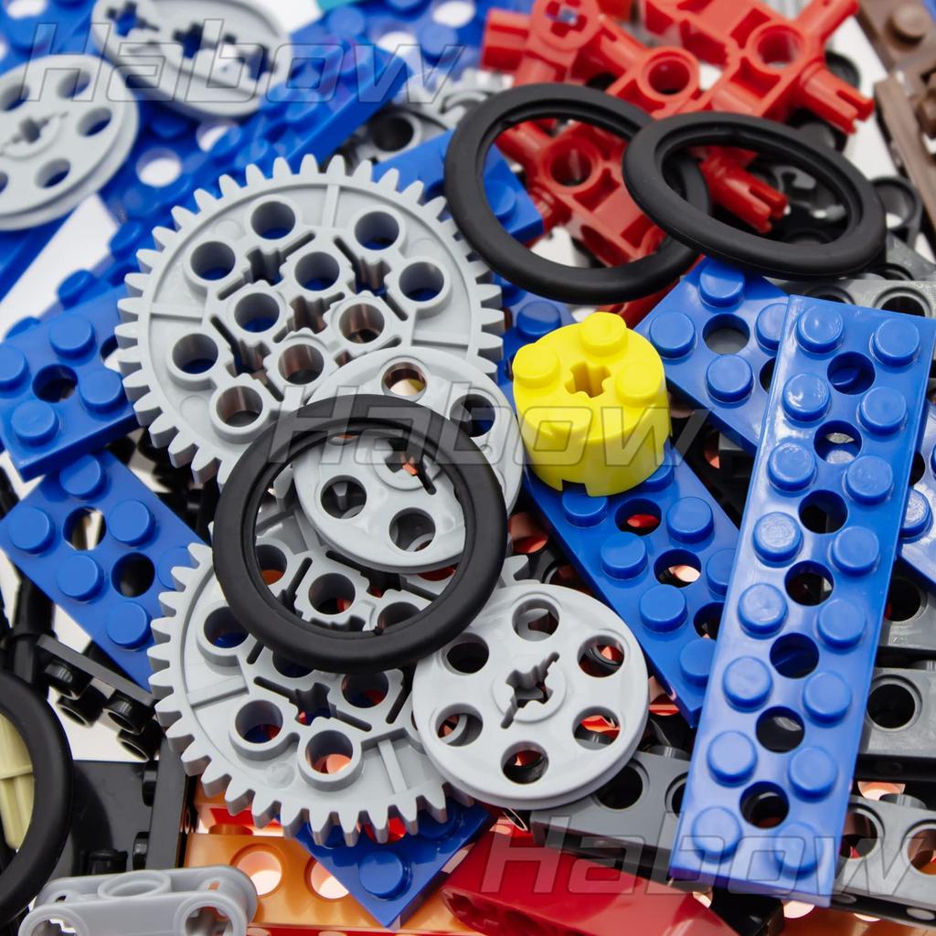 Habow 184 Technic Parts: This 184-piece brick accessory pack includes Technic gears, axle pin connectors, LEGO Technic compatible Technic bricks,