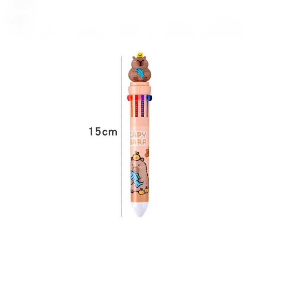 Writing Supplies Cartoon  Ballpoint Pens Kawaii Signature Pen Cute Capybara Ballpoint Pen