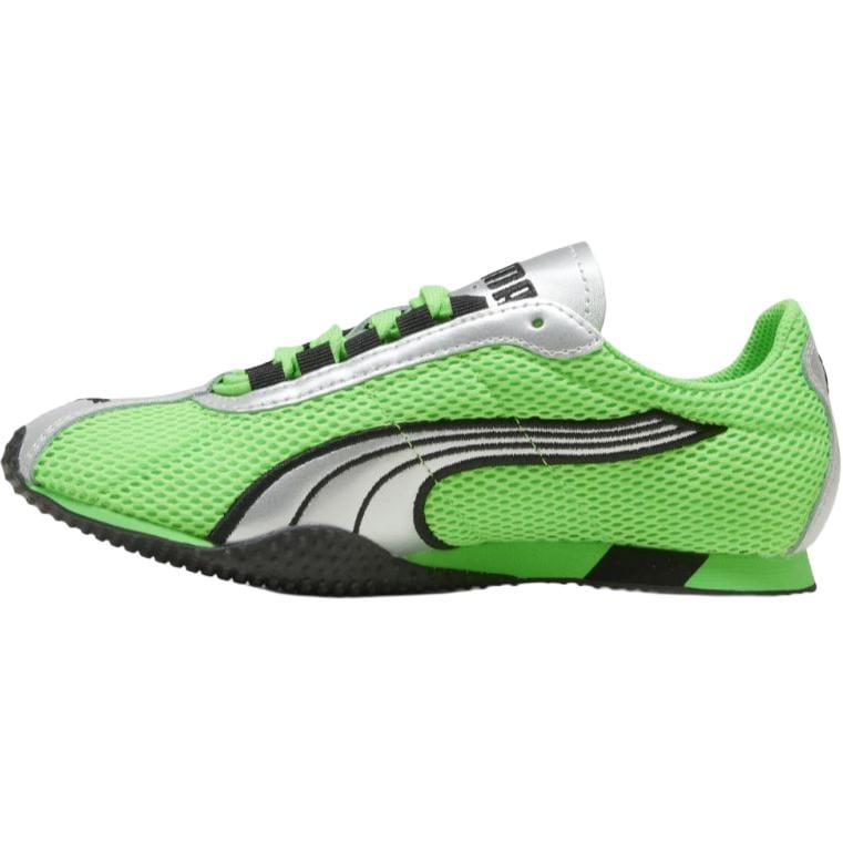 Puma H Street Breathable Low Top Kids Lifestyle Shoes Green Silver Kids' 406213-01