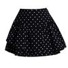 Women's High-Waist Polka Dot A-Line Cake Skirt – Summer 2025 Style, Fluffy & Short