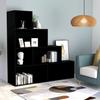 vidaXL Bookshelf/Room Divider Black 155x24x160 Cm Wood-based Panel