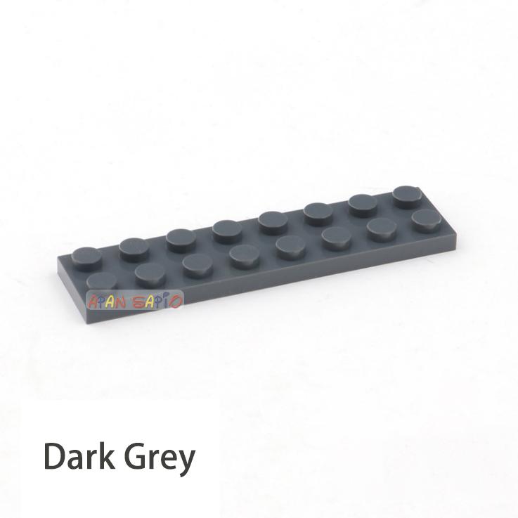 40pcs DIY Building Blocks Thin Figures Bricks 2x8 Dots 13Color Educational Creative Size Compatible With 3034 Toys for Children