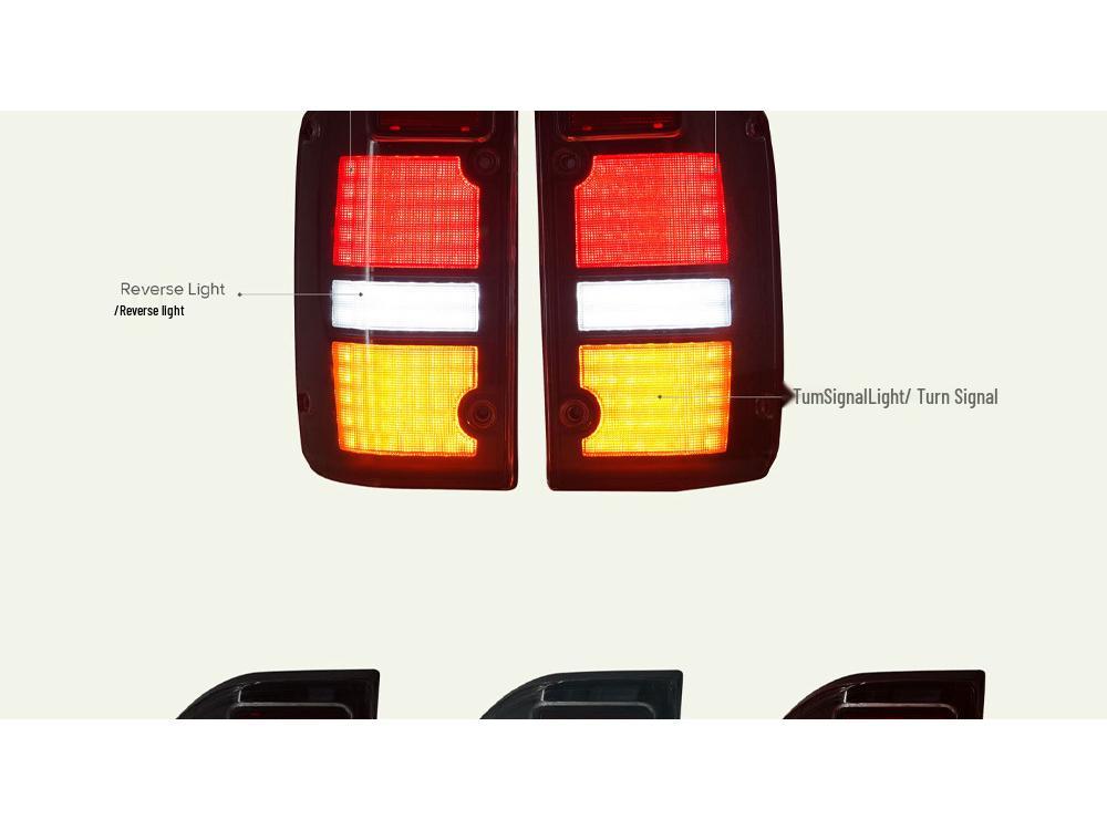 LED Tail Light Assembly with Turn Signal and Brake for 1987-1997 PATROL Y60
