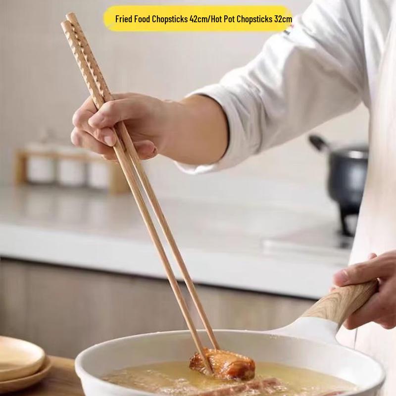 DaXinYuanLin Beechwood Long Chopsticks 10 Pairs